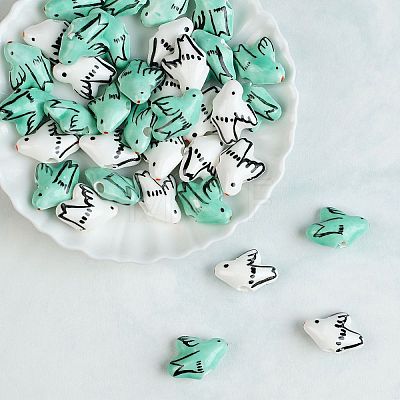 Handmade Porcelain Beads PORC-C010-04-1