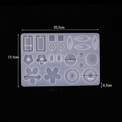 Pendants Food Grade Silicone Mold PW-WG15607-05-1