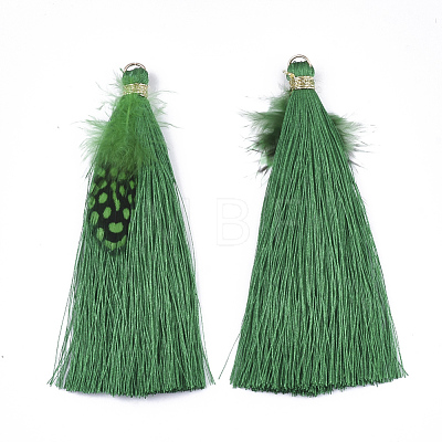 Polyester Tassel Big Pendant Decorations FIND-T043-08-1