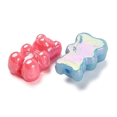 Opaque Bear Acrylic Beads MACR-L003-002A-1