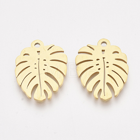 201 Stainless Steel Pendants STAS-T045-40G-1