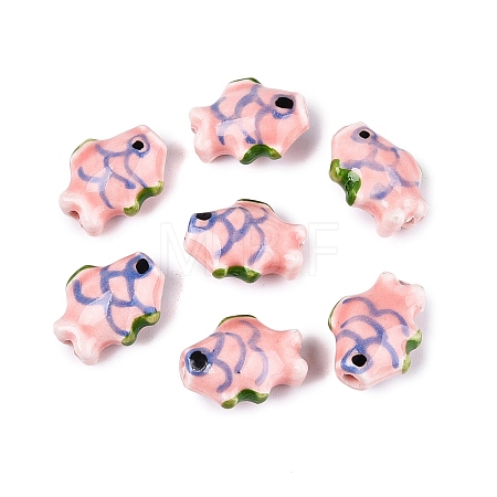 Handmade Porcelain Beads PORC-Q007-09F-1