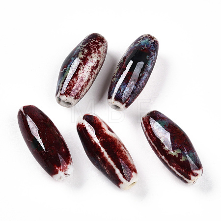 Handmade Porcelain Beads PORC-N008-07C-1