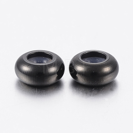 202 Stainless Steel Beads STAS-F148-8mm-07B-1