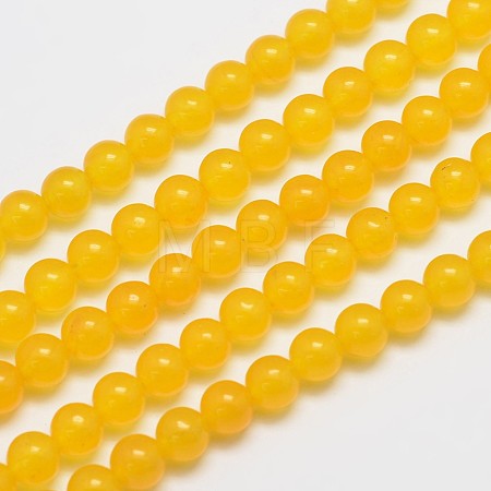 Natural & Dyed Malaysia Jade Bead Strands X-G-A146-6mm-A03-1