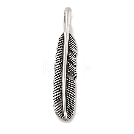 304 Stainless Steel Big Pendants STAS-G346-02AS-1