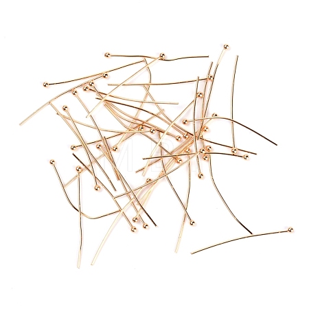 Brass Ball Head Pins KK-WH0043-03D-01-1