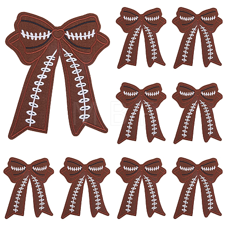 10Pcs Bowknot Embroidered Cloth Patch PATC-FH0001-38-1