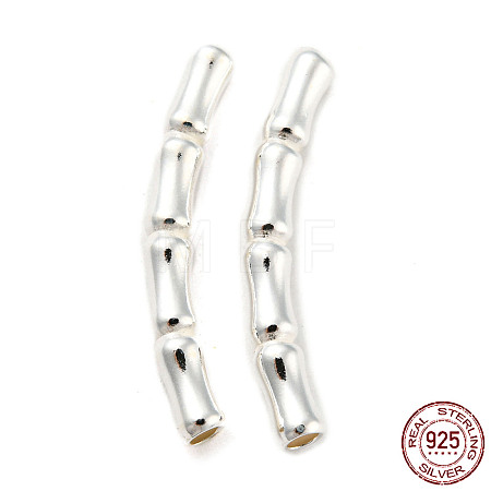 925 Sterling Silver Tube Beads STER-Z004-04E-1