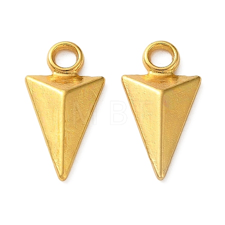 Zinc Alloy Faceted Spike Pendants AL-CBA6F5A-01G-1