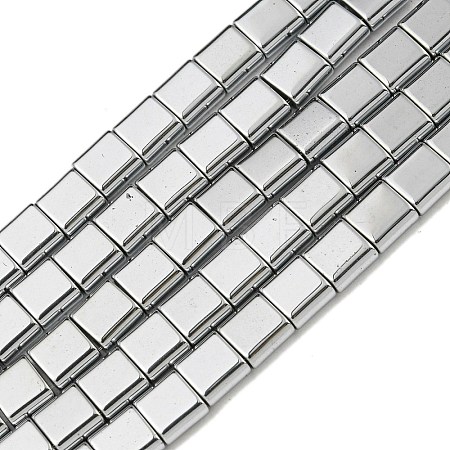 Electroplated Non-magnetic Synthetic Hematite Beads Strands G-C106-A02-13-1