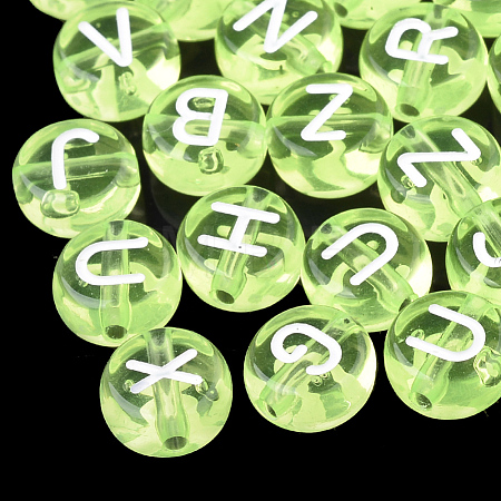 Transparent Acrylic Beads X-TACR-N002-04G-1