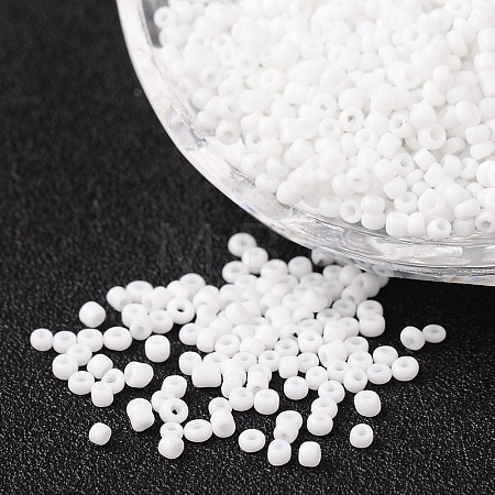 12/0 Opaque Colours Round Glass Seed Beads X-SEED-A010-2mm-41-1