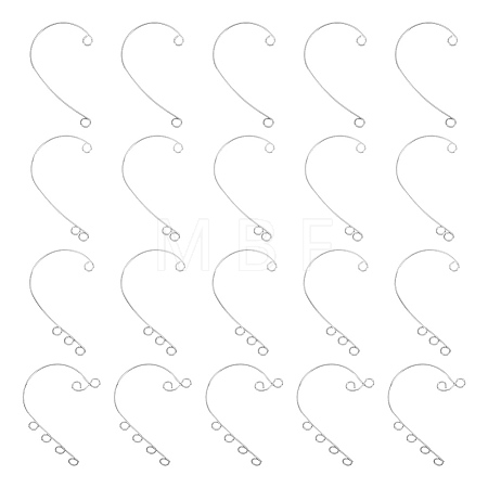 120Pcs 4 Style 316 Stainless Steel Ear Cuff Findings STAS-UN0043-28-1