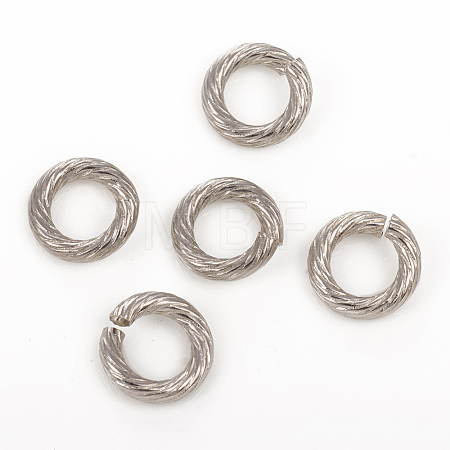 Tarnish Resistant 304 Stainless Steel Open Jump Rings STAS-G224-23P-05-1