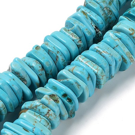 Natural Howlite Chip Beads TURQ-L031-010-A-1