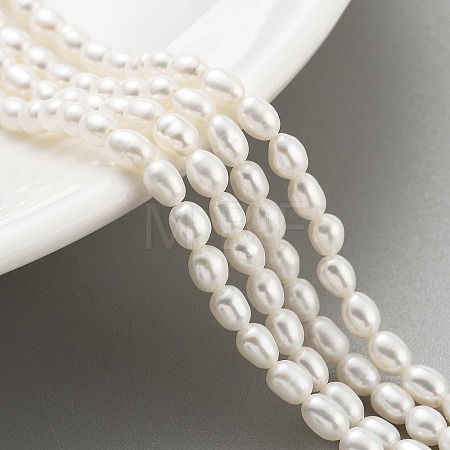 Natural Cultured Freshwater Pearl Beads Strands PEAR-P062-03B-1