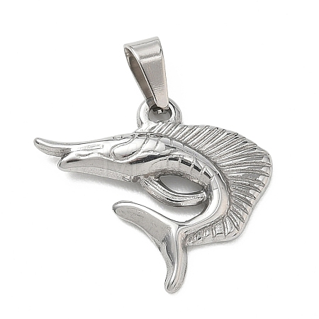 304 Stainless Steel Pendants STAS-B141-03C-P-1