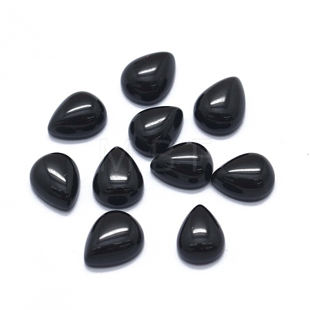 Natural Obsidian Cabochons G-O175-22-10-1