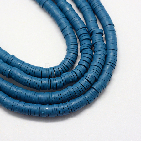 Handmade Polymer Clay Beads CLAY-R067-5.0mm-44-1