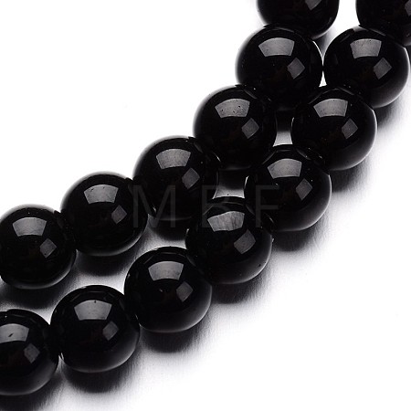 Glass Round Bead Strands X-GLAA-I028-4mm-02-1