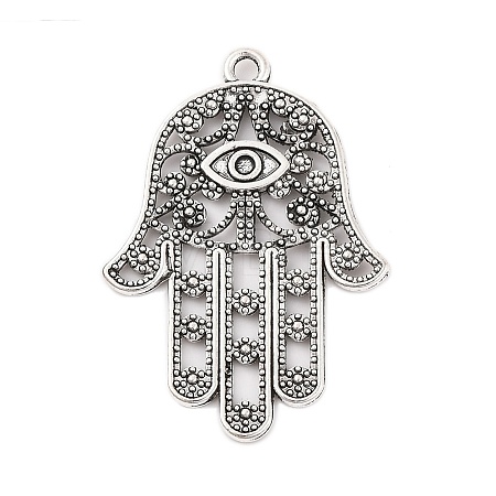 Tibetan Style Alloy Pendants LS-TIBEP-ZN60334-AS-FF-1