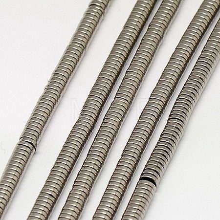 Electroplate Non-magnetic Synthetic Hematite Beads Strands G-J164A-2mm-06-1