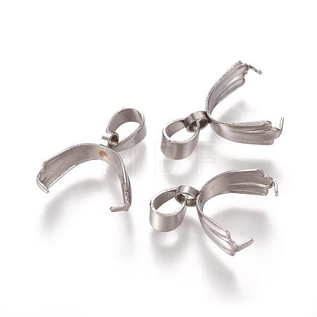 Tarnish Resistant 304 Stainless Steel Pinch Bails STAS-L226-054P-1