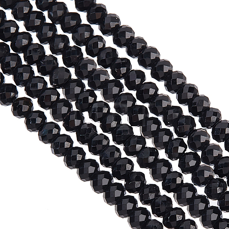 2 Strands Natural Black Tourmaline Beads Strands G-OC0005-30-1