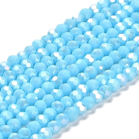 Opaque Glass Beads Stands LS-EGLA-A035-P4mm-B08-1