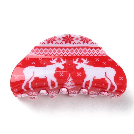 Christmas Theme PVC Claw Hair Clips PHAR-C001-01B-1