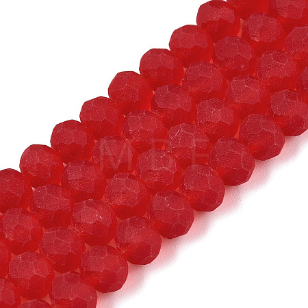 Transparent Glass Beads Strands EGLA-A044-T6mm-MD01-1