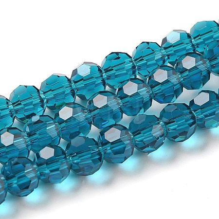 Transparent Glass Beads EGLA-A035-T6mm-D12-1