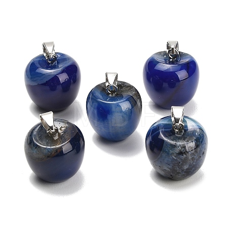 Teachers' Day Natural Agate Pendants GG-K002-14B-1