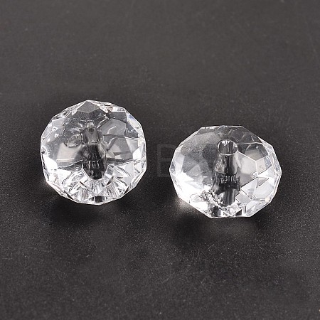 Transparent Acrylic Beads PAB1463Y-16-1