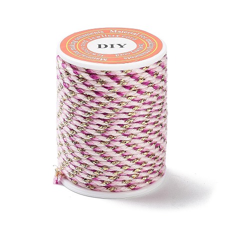 4-Ply Polycotton Cord with Metallic Thread OCOR-Z003-D113-1
