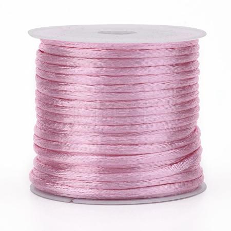 Nylon Satin Rattail Cords NWIR-L006-1mm-20-1