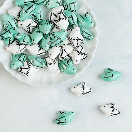 Handmade Porcelain Beads PORC-C010-04-1