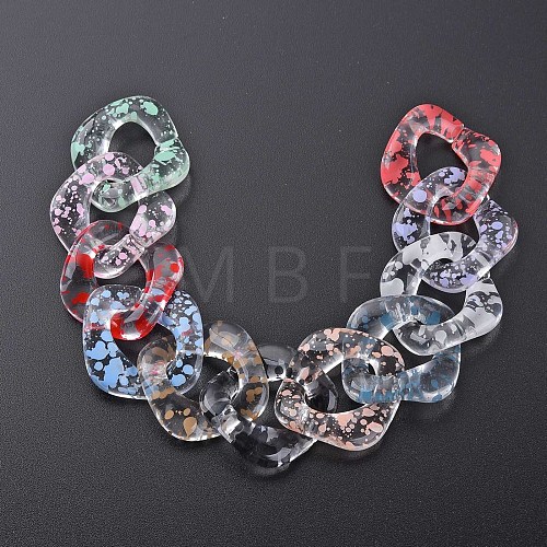 Transparent Acrylic Linking Rings OACR-N009-016A-1