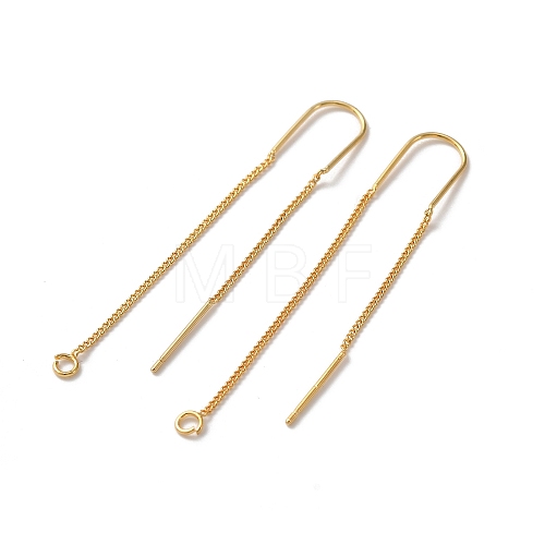 Alloy Stud Earring Findings FIND-WH0110-381G-1