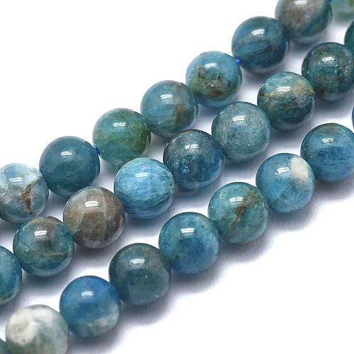 Natural Apatite Beads Strands G-F617-01-12mm-1