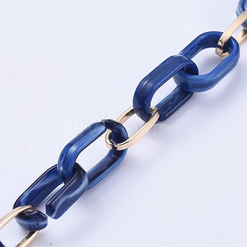 Handmade Paperclip Chains AJEW-JB00606-01-1