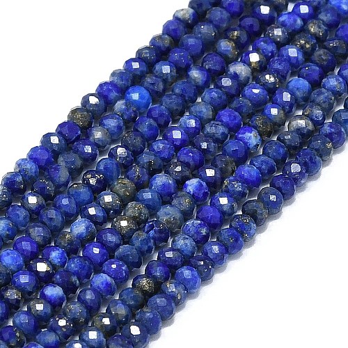 Natural Lapis Lazuli Beads Strands G-G106-A01-01-1