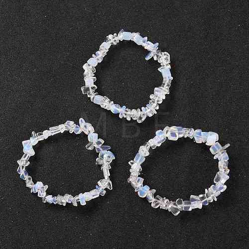 Opalite Stretch Bracelets X-BJEW-JB03681-08-1