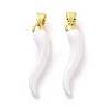 Rack Plating Brass Enamel Charms KK-C008-19G-03-2