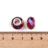 Transparent Glass European Beads GPDL-N004-D14mm-A05-3