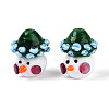 Christmas Handmade Lampwork Beads LAMP-T022-29-4