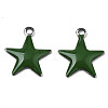 201 Stainless Steel Enamel Charms STAS-N088-14E-1