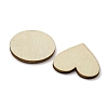 100Pcs Unfinished Wood Pendants WOOD-XCP0001-90-2