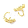 Brass Cuff Earrings EJEW-I305-54G-2